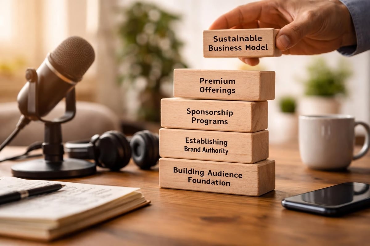 Podcast monetization strategy framework