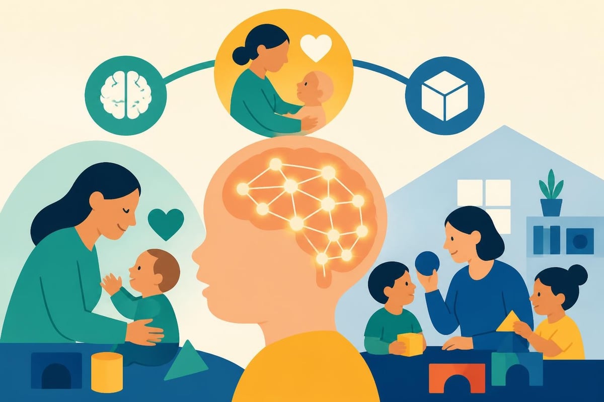 Brain development stages in early childhood