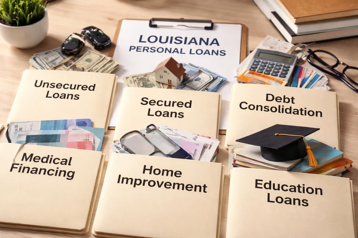 Types of personal loans in Louisiana