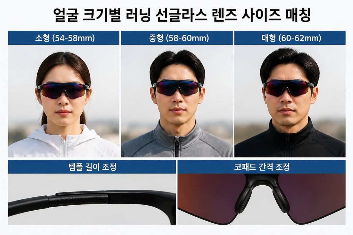 얼굴형에 따른 렌즈 사이즈 가이드
