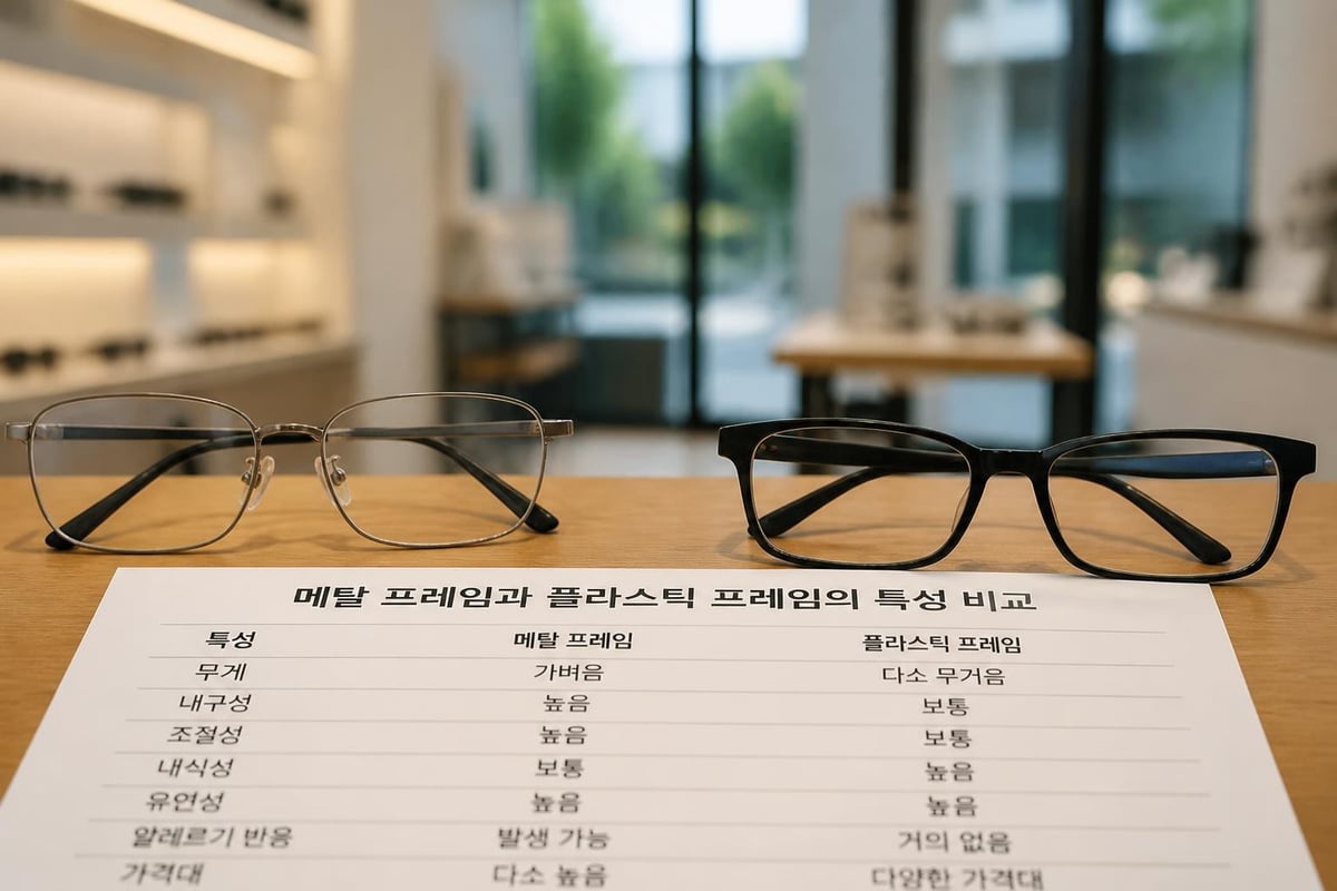 러닝 선글라스 프레임 소재 비교