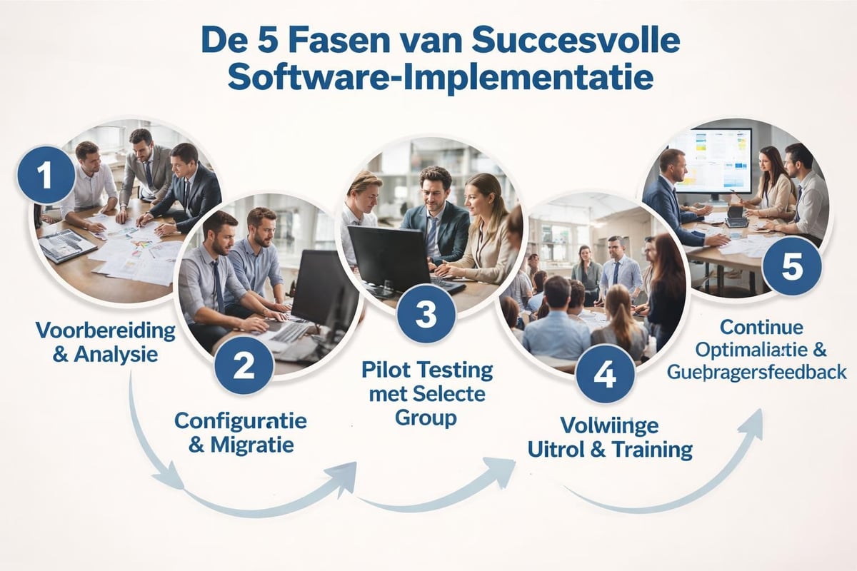 Implementatiefases verlofbeheer software