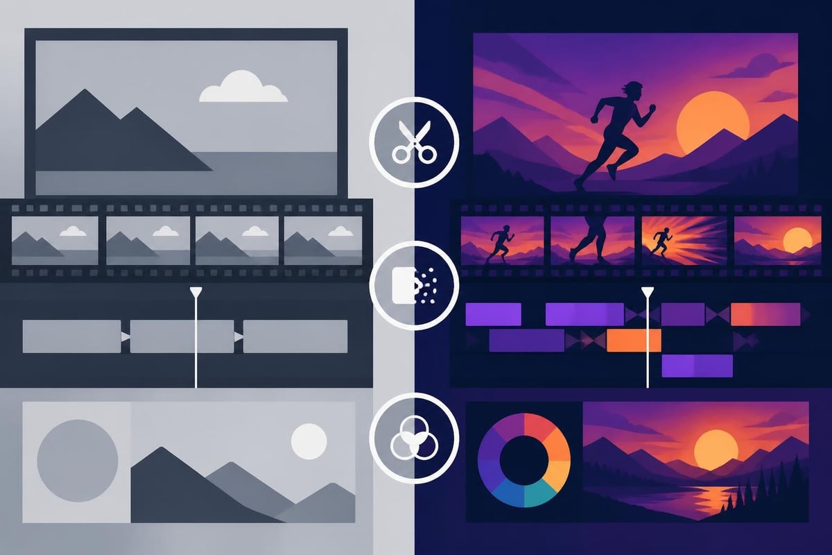 Creative editing techniques comparison