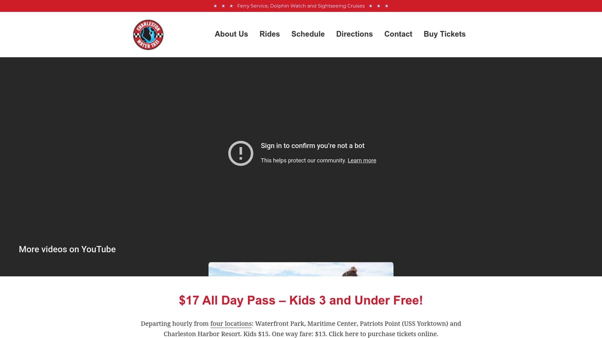 9 Amazing Sunset Cruise Charleston South Carolina Experiences 2025 - Charleston Water Taxi – Budget-Friendly Evening Ride