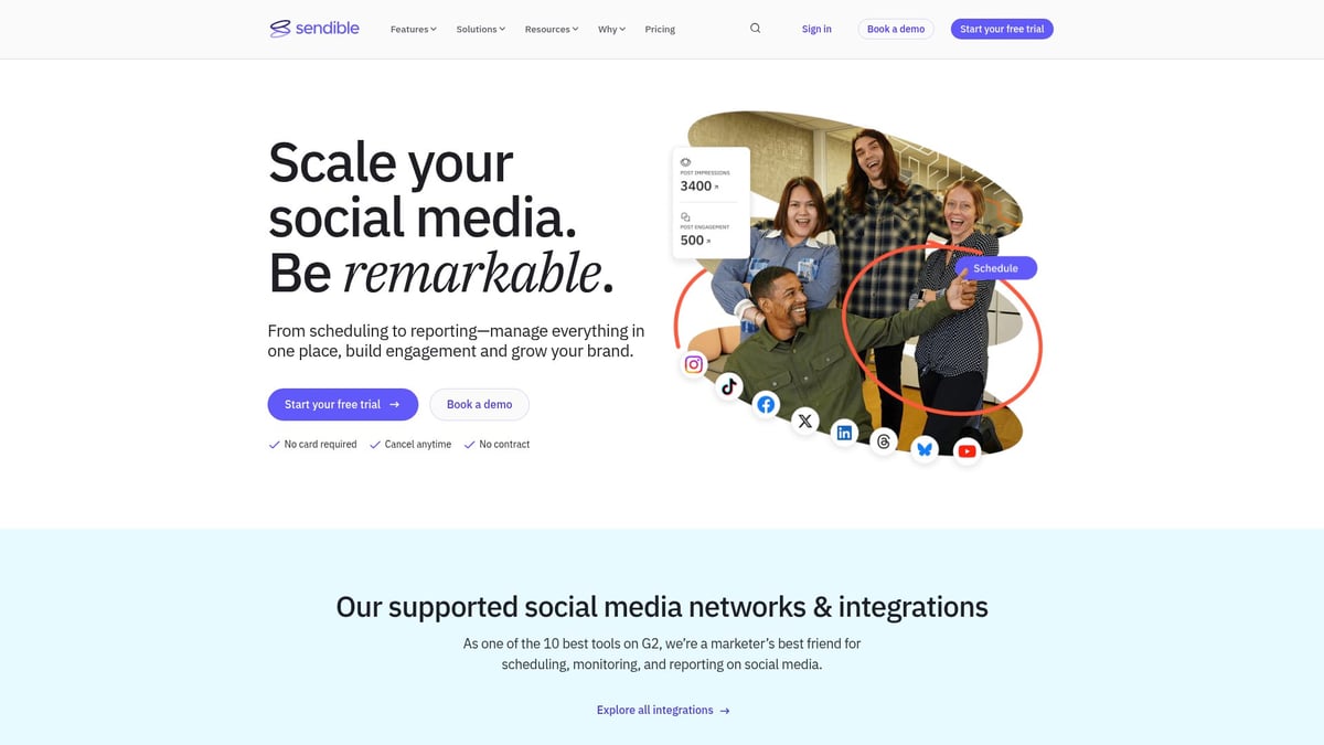 7 Essentiële Affordable Social Media Marketing Services 2025 - Sendible