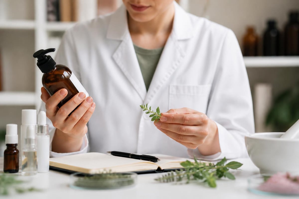 Vegan skincare ingredient analysis