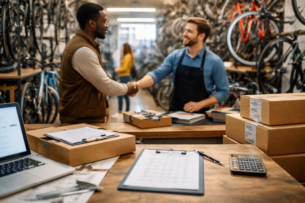 Discount bike shop business operations