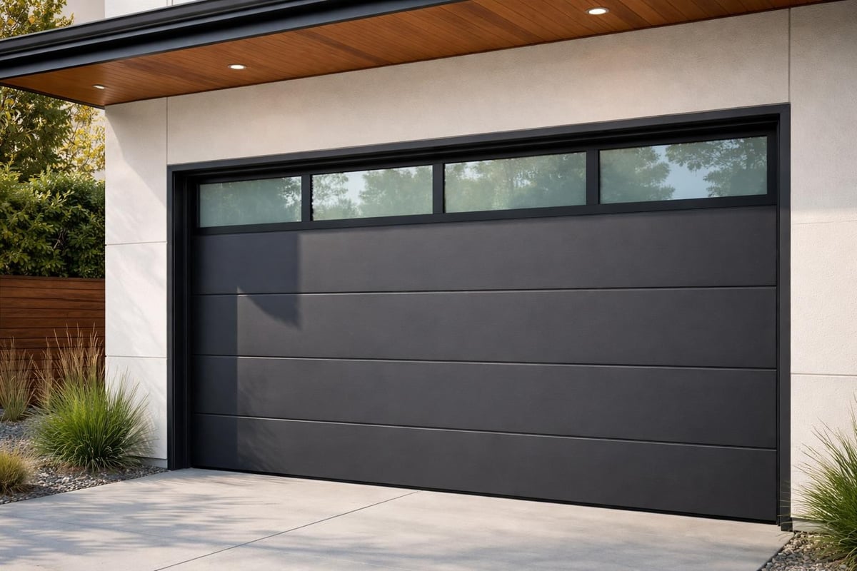Modern garage door design elements