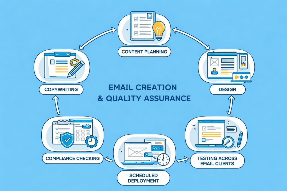 Email production workflow