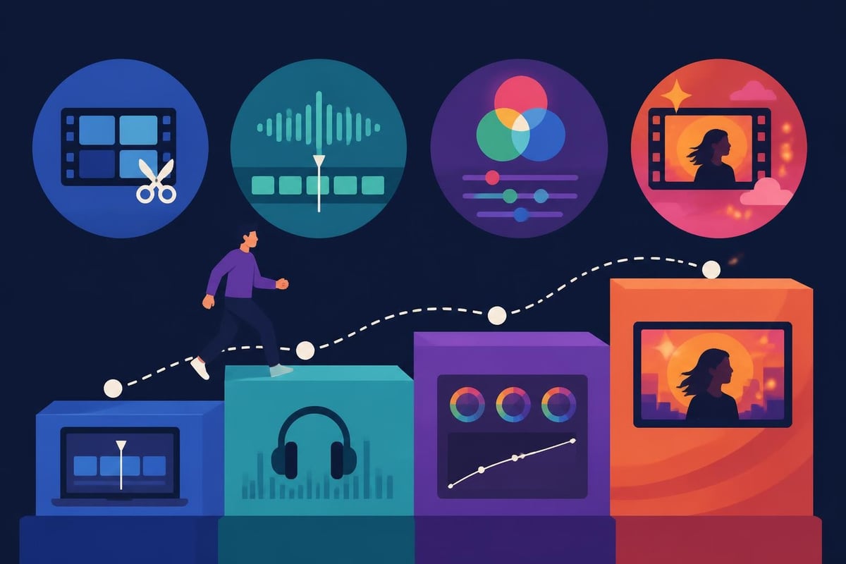 Video editing learning path