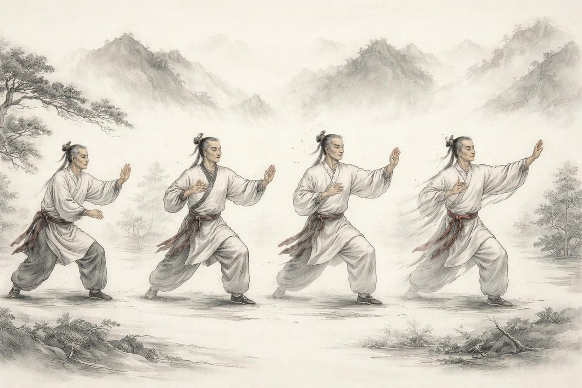 Beginner tai chi practice