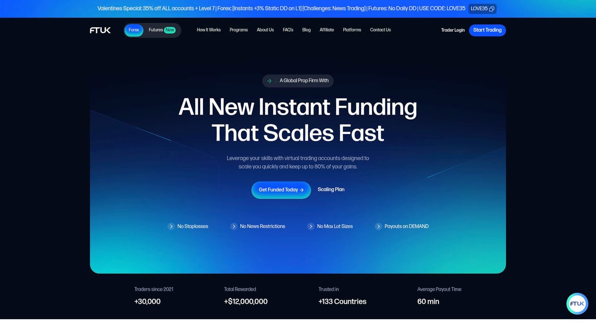 7 Top No Evaluation Prop Firm Options To Try In 2026 - FTUK