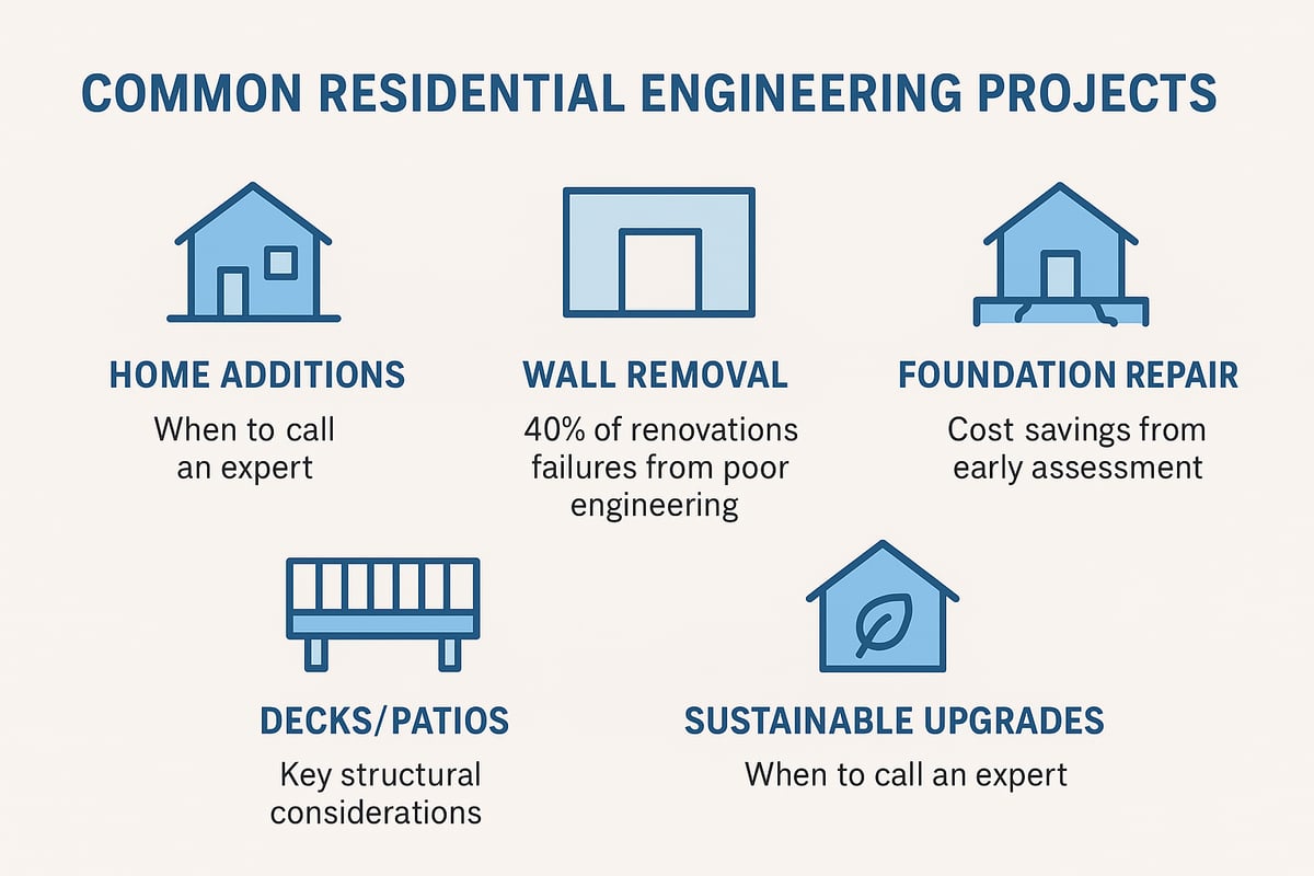 Common Residential Engineering Projects and When to Call an Expert