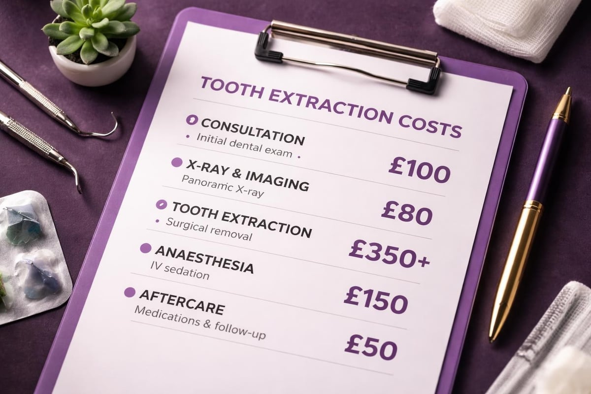 Breakdown of extraction costs