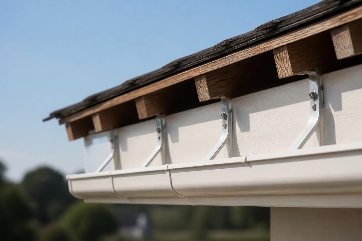 Guttering fascia attachment methods