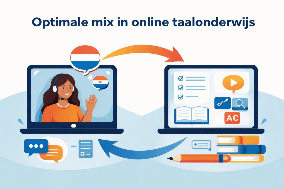 Combinatie live en zelfstudie