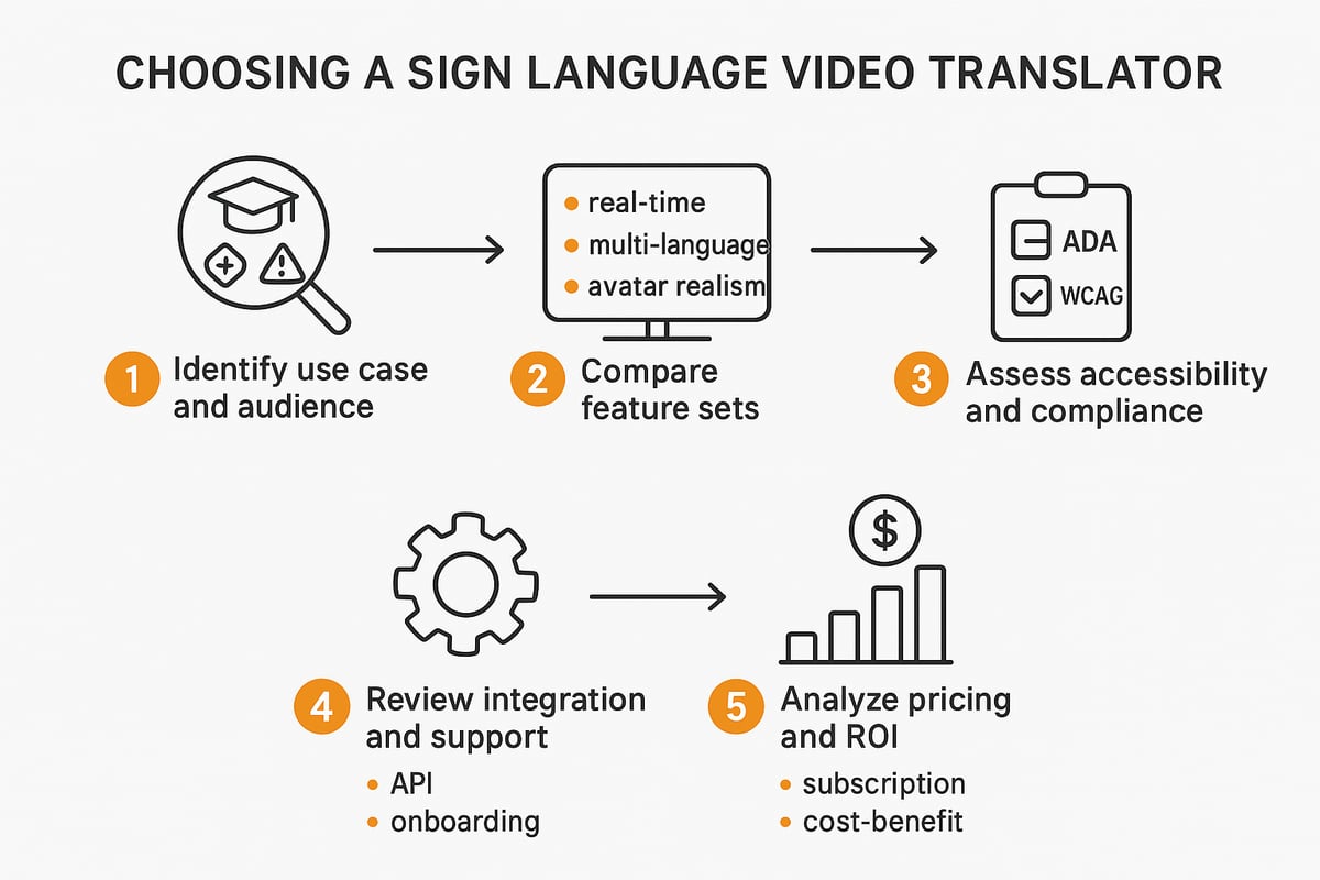 How to Choose the Right Sign Language Video Translator