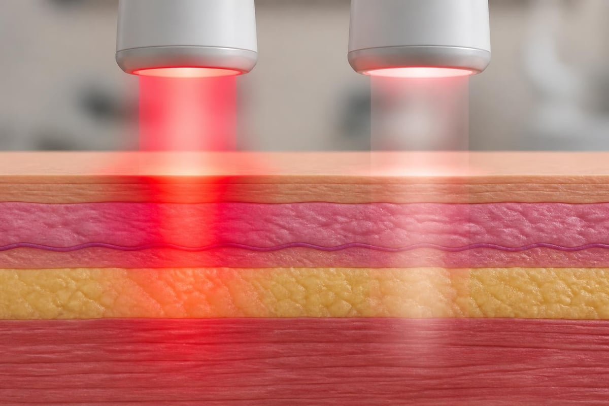 Red light therapy wavelength penetration