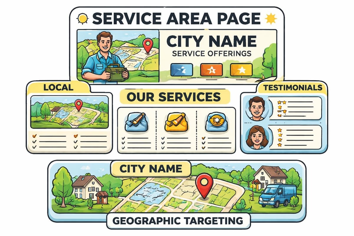 Location page structure