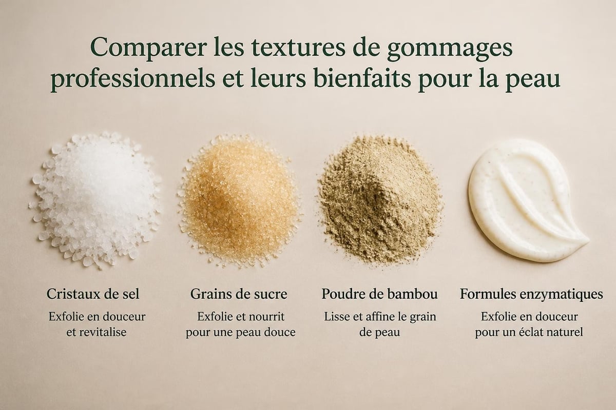 Textures gommage professionnel