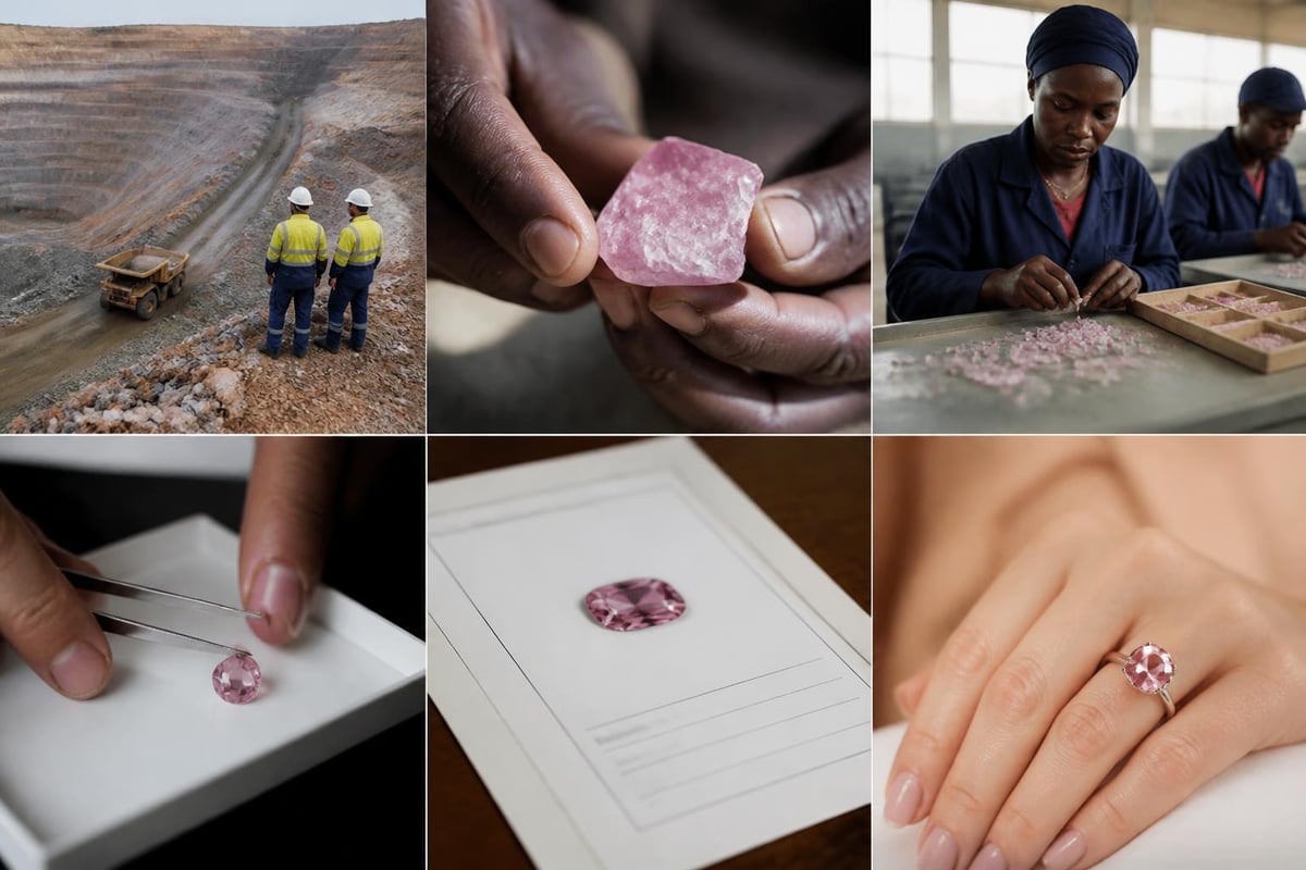 Ethical gemstone sourcing verification