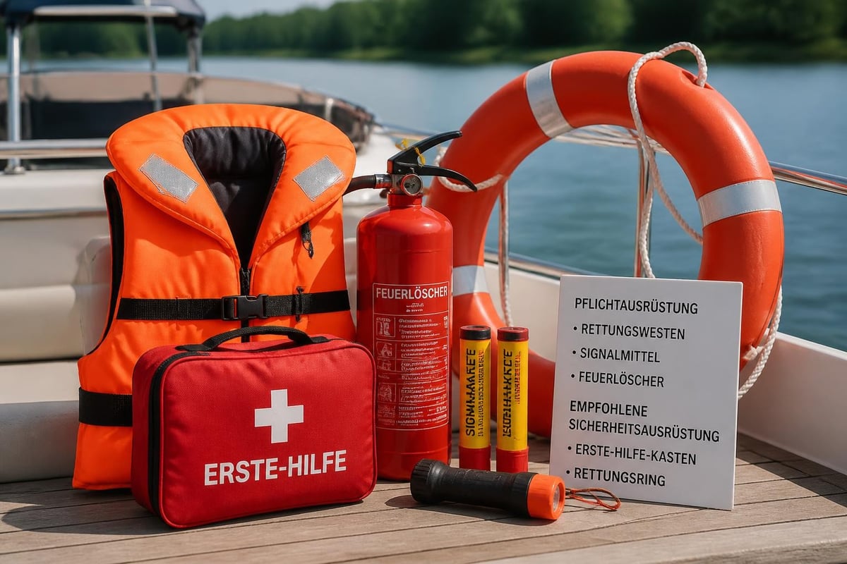 Sicherheitsausrüstung Sportboot