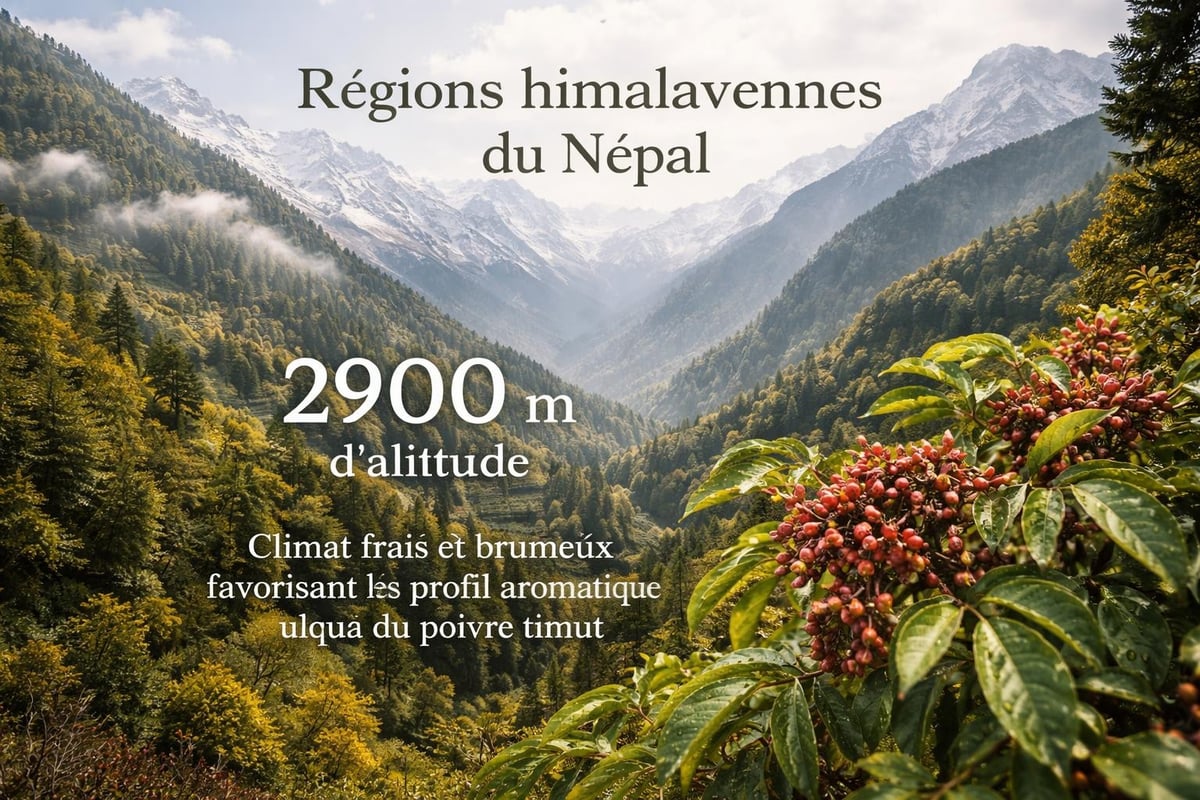 Zones himalayennes de production du timut