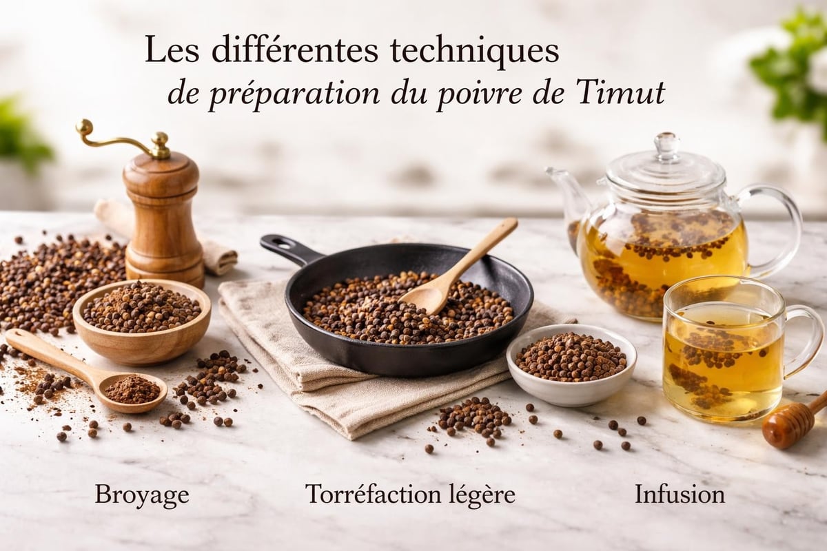 Méthodes de préparation du timut