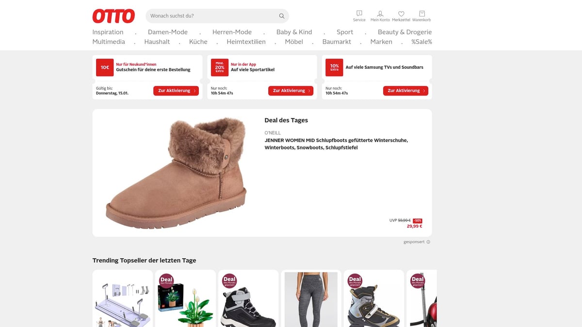 8 Geniale Schnäppchen Deals, Die Du 2026 Nicht Verpassen Darfst - OTTO Mega-Deals 2026