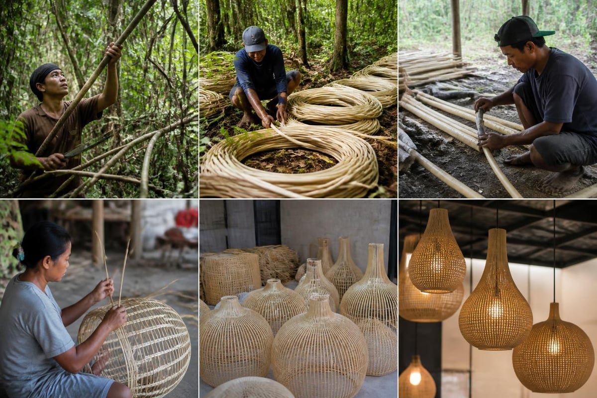 Rattan supply chain sustainability