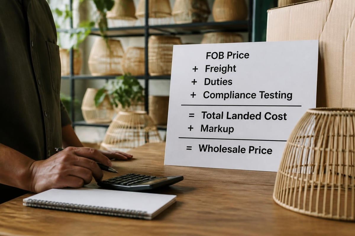 Import cost breakdown