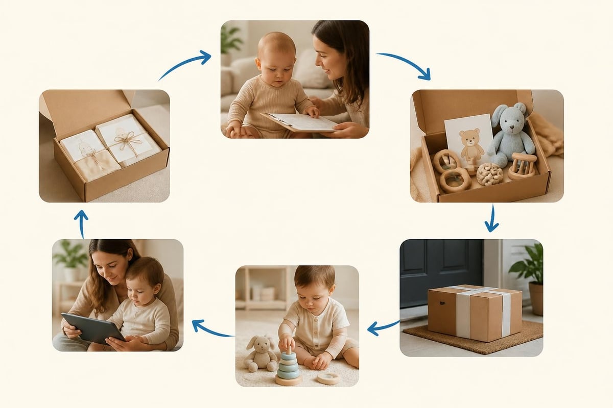 Montessori subscription delivery process
