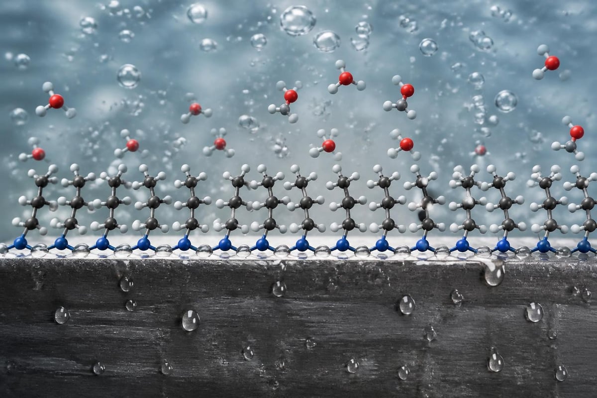 Water based rust inhibitor molecular protection