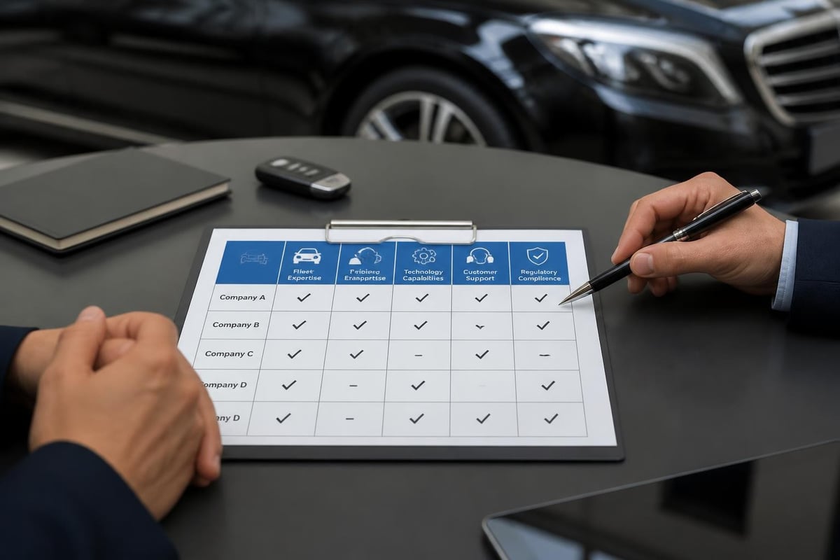 Provider selection criteria