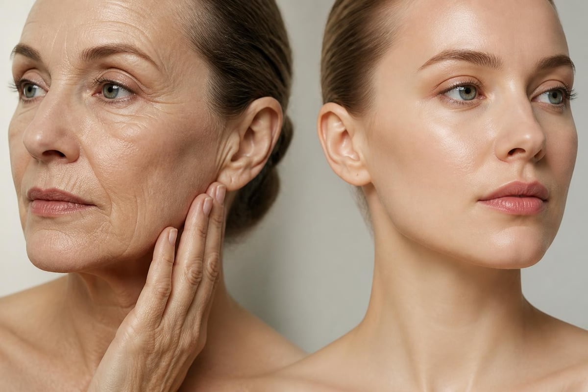 Skin aging process