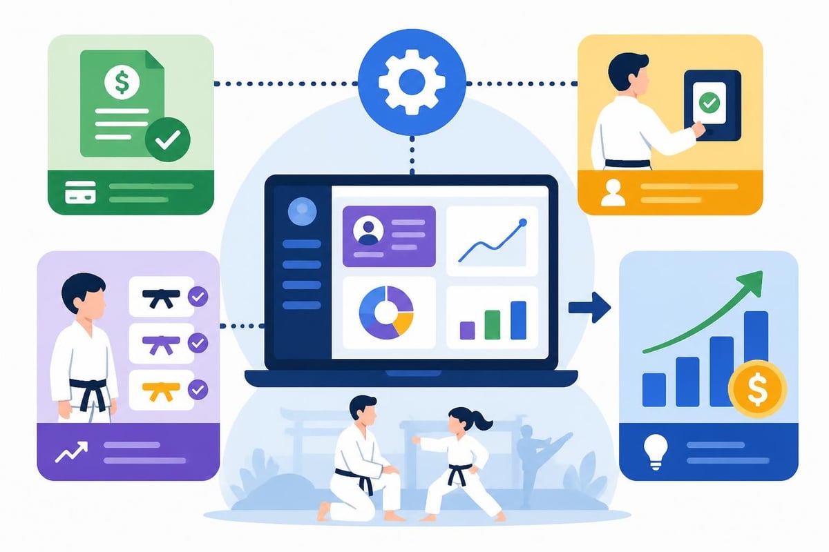 Technology efficiency in martial arts management