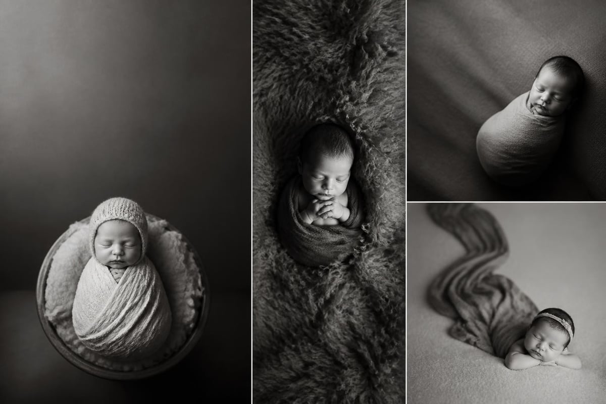 Newborn photography composition