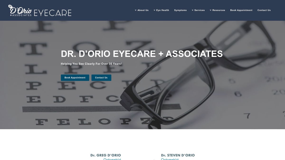 7 Best Optometrist in Ontario Choices for Clear Vision 2026 - Dr. D’Orio Eyecare – North York & Toronto