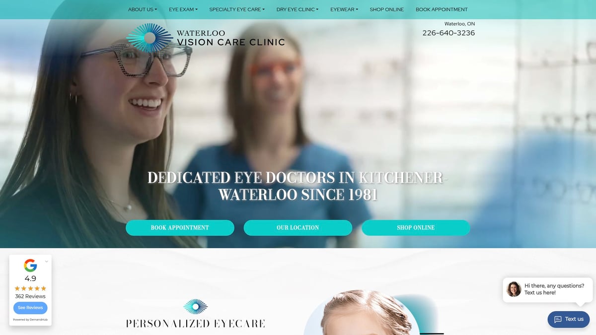 7 Best Optometrist in Ontario Choices for Clear Vision 2026 - Waterloo Vision Care Clinic – Waterloo
