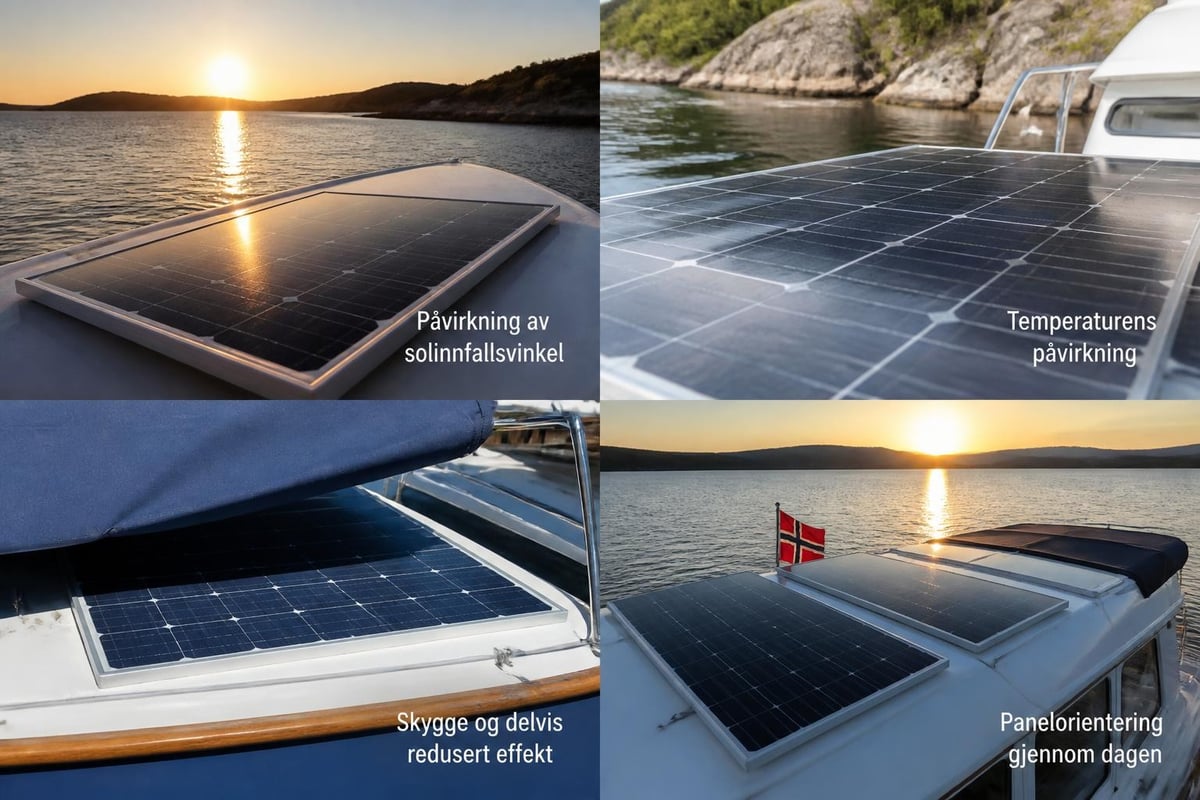 Solar panel efficiency factors