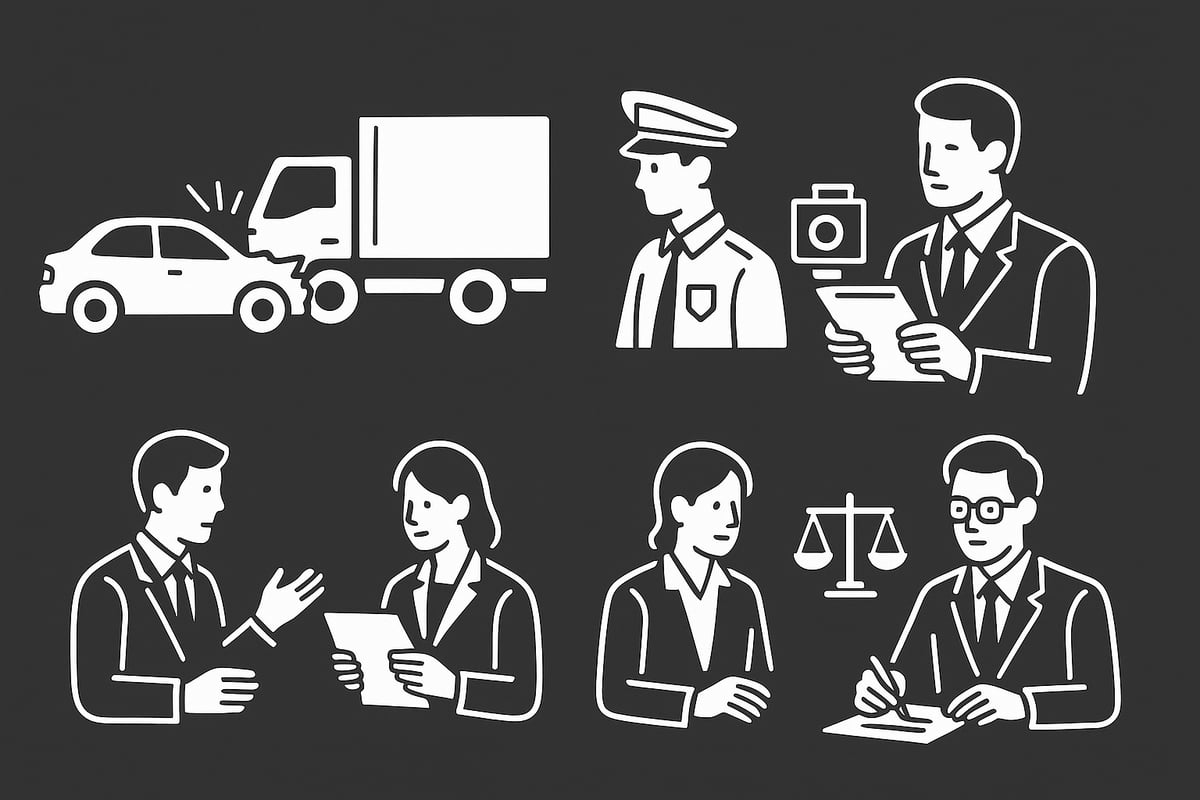 2025년 트럭 교통사고 합의 절차 완벽 가이드