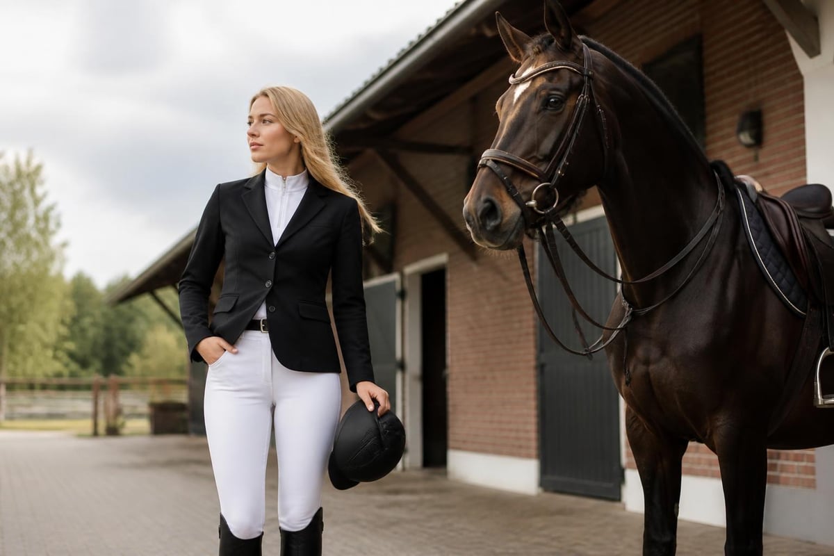 Equestrian suit components