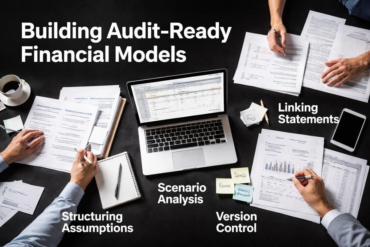 Financial modeling workflow