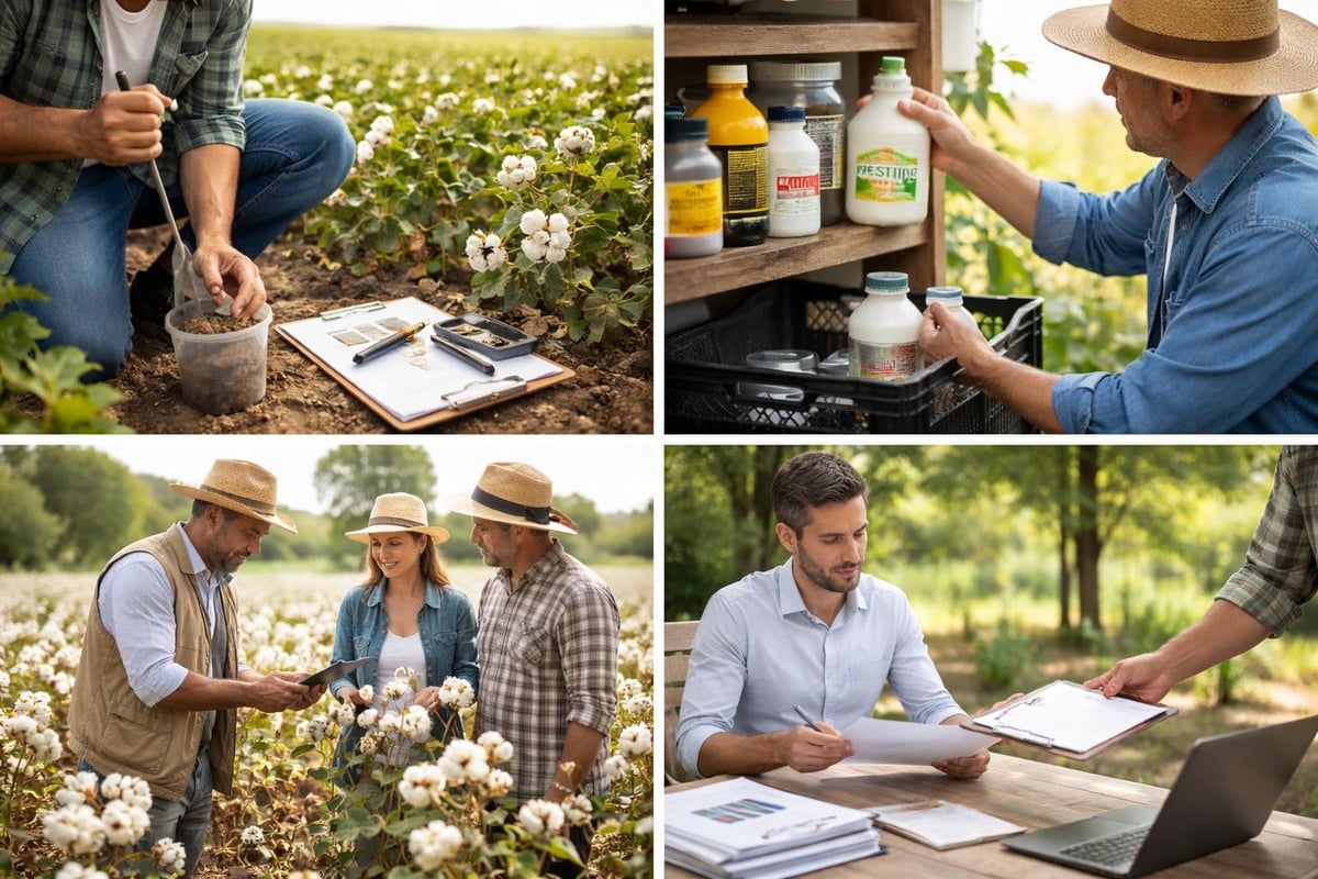 Organic cotton certification process