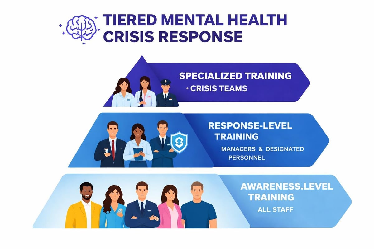 Crisis response training levels
