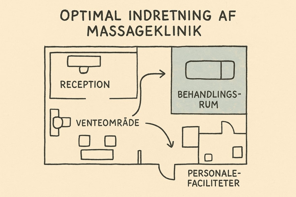 Planlægning af Massageklinikken: Første Skridt mod Optimal Indretning