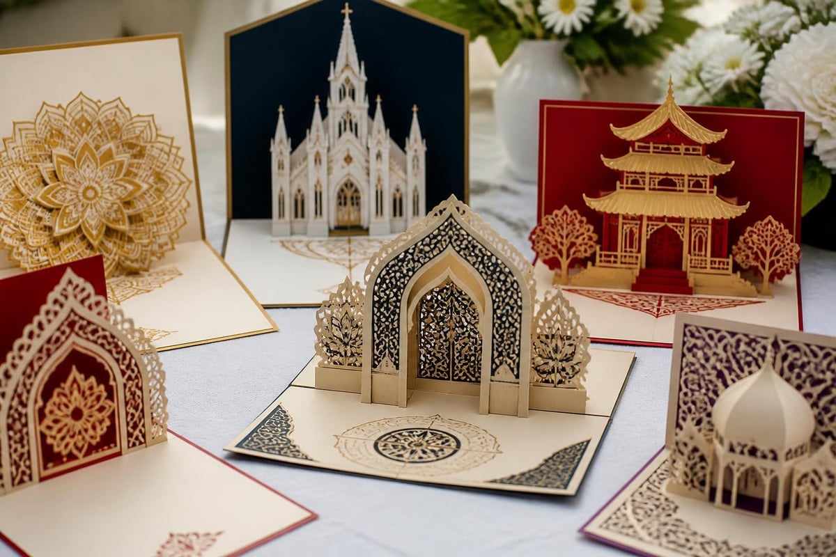Cultural wedding card designs