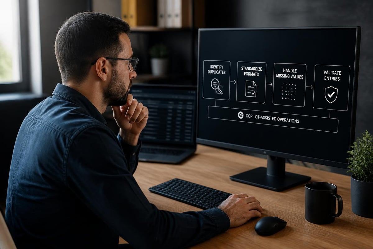Data cleaning workflow