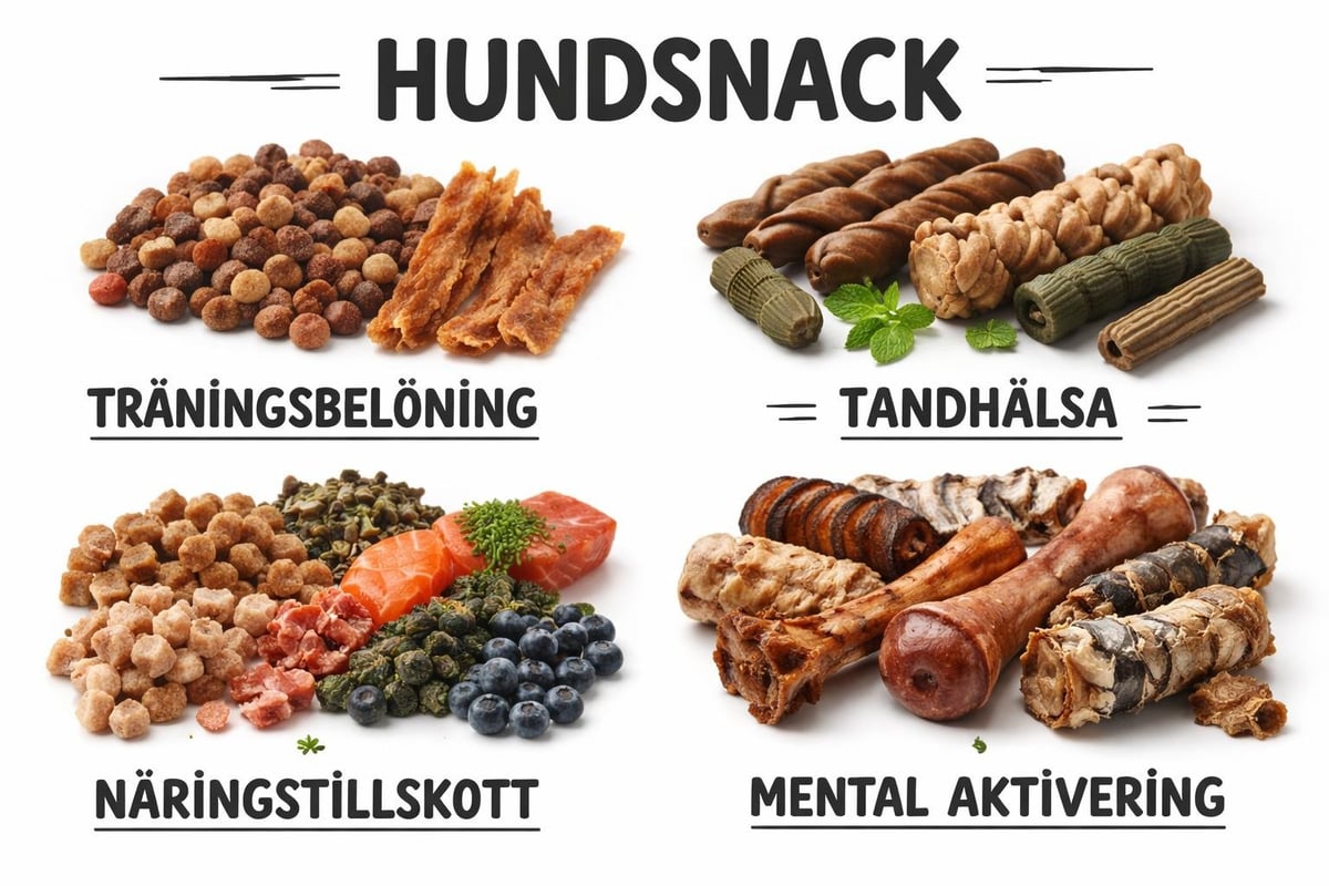 Hundgodis kategorier