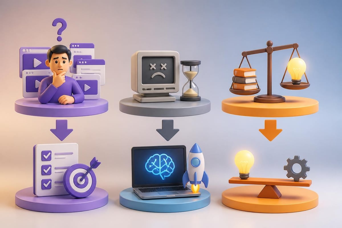 Learning obstacles and solutions